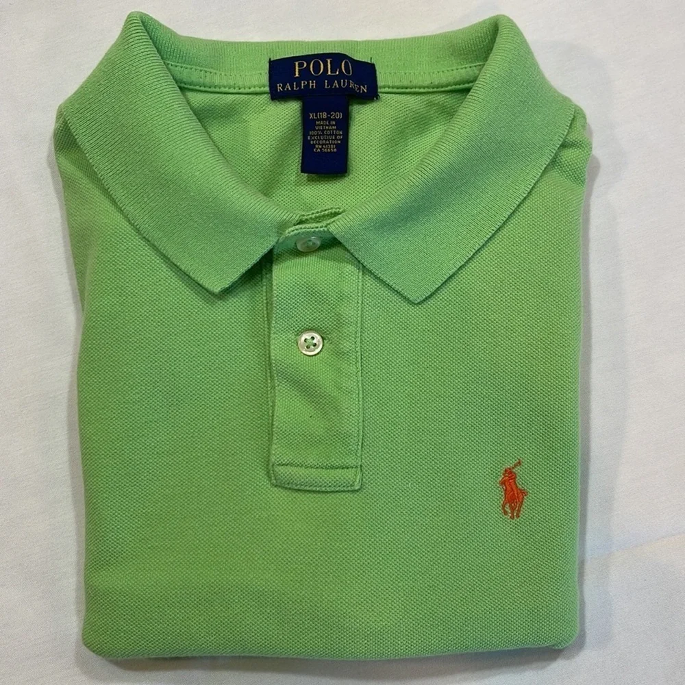 RALPH LAUREN POLO Boys Green XL